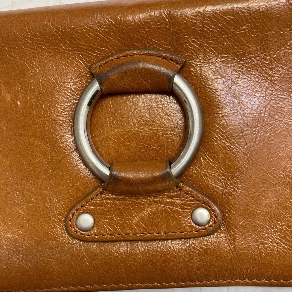 Hobo brown leather wristlet clutch bag - Picture 11 of 14